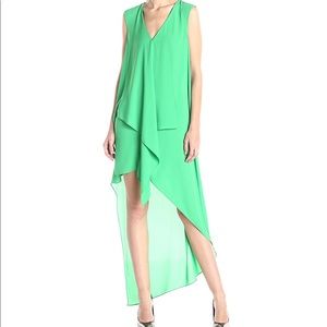 BCBGMAXAZRIA Tara Tiered Asymmetrical-hem Dress